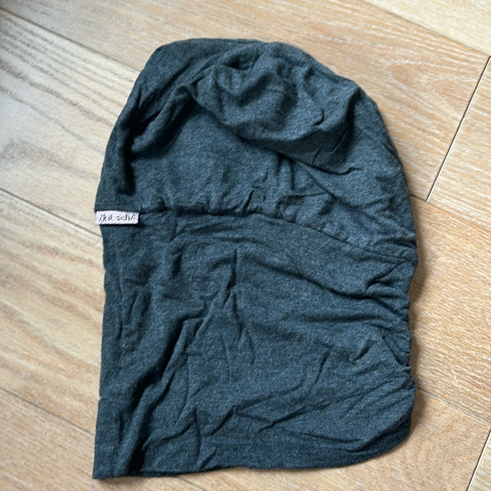 KITSCH SATIN-LINED JERSEY SLEEP BEANIE